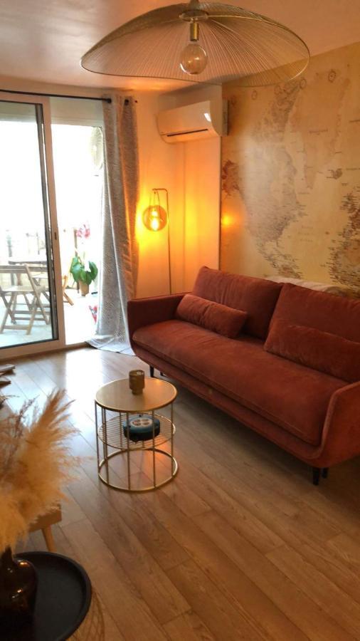 Cosy T2 avec terrasse à 5 min de la plage Sète Esterno foto